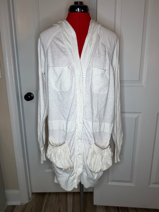 Jackets & Blazers - L.A.M.B Gwen Stefani Silk Cotton Lightweight Longs Sleeve Hooded Jacket Women XS